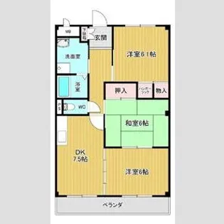 サイレントヴィラ【2階】の間取り