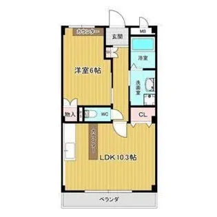 ラ・フォンテカーラ【3階】の間取り