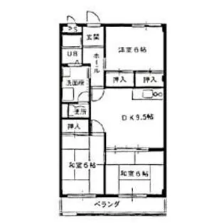 はら第2ハイツ【1階】の間取り