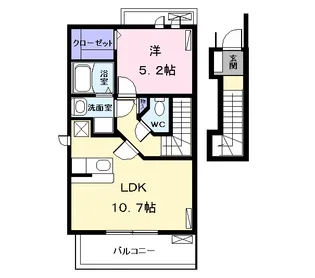 カルム セイス【2階】の間取り