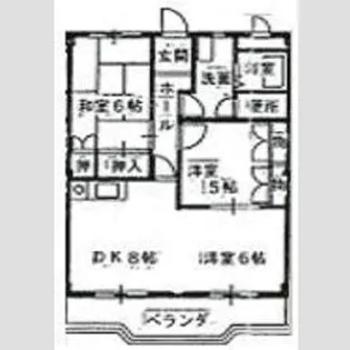 アーバンハイツ【3階】の間取り