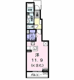 グリーン ヒルズ【1階】の間取り
