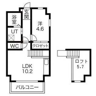 グランフォート新瑞橋【3階】の間取り