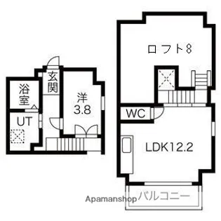 グランフォート新瑞橋【4階】の間取り