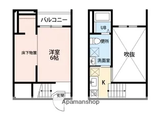 Avant unpas (アバントアンパス)【2階】の間取り