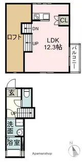 RADIANCE笠寺【2階】の間取り