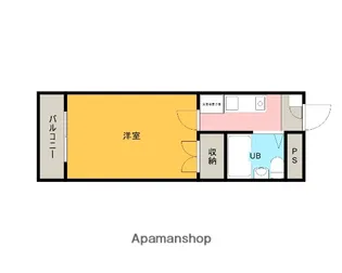 港陽ハイツ【1階】の間取り