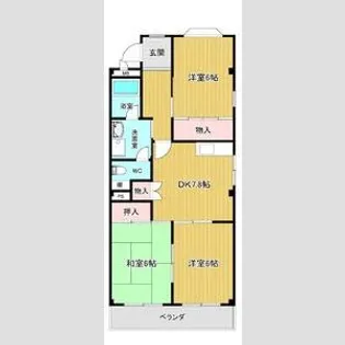 アネックス栄Ⅱ【3階】の間取り