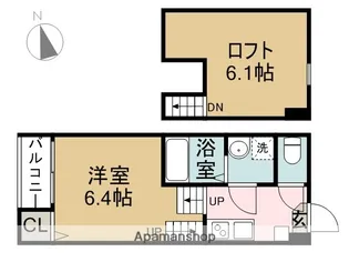 LECIEL六番町【1階】の間取り