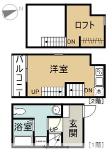 ポルト・ボヌールU Ⅱ【1階】の間取り