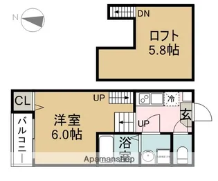 グランドメゾン【2階】の間取り