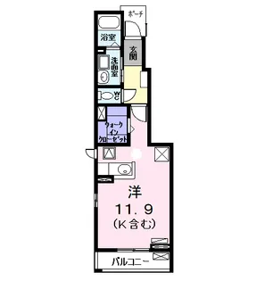 メゾン開平【1階】の間取り