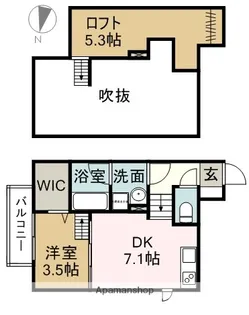 FAMILY STAGE道徳2【1階】の間取り