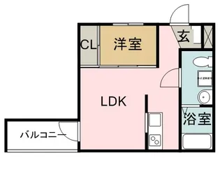 La Porte品川【3階】の間取り