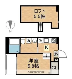 BLUE GOAT【1階】の間取り