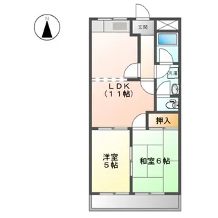 プチキャロル【2階】の間取り
