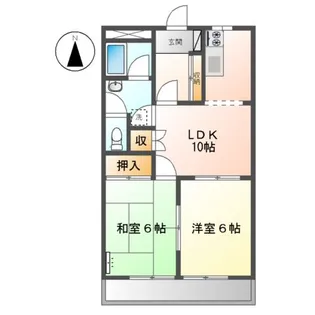 ダイアンサス82【2階】の間取り