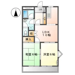 ダイアンサス82【2階】の間取り