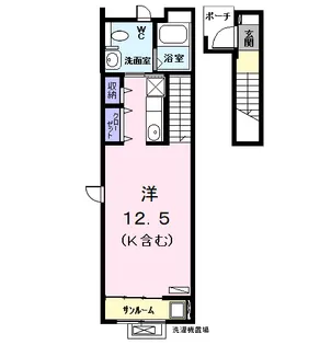 サイプレス【2階】の間取り