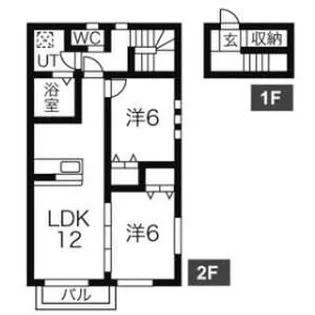 K・VILLAGE【2階】の間取り