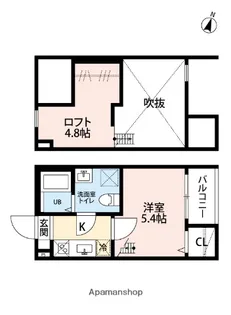 グラン エスポワール【2階】の間取り