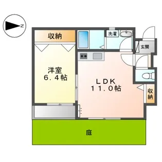 ベルメゾンAZ【1階】の間取り