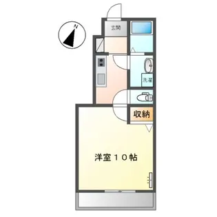 ハーベスト【1階】の間取り