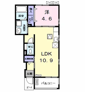 フラジール(FRAGILE)【1階】の間取り