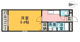 アンプルール リーブル アコール【1階】の間取り