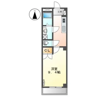 プランドールかの里【1階】の間取り