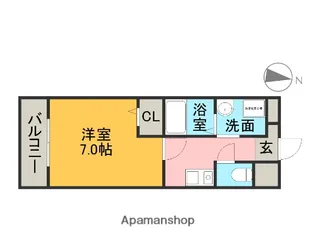 SUNNY COURT【3階】の間取り