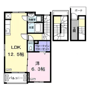フィオーレ302【3階】の間取り