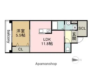 ひなび【1階】の間取り