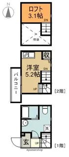 ARMY Ⅰ【1階】の間取り