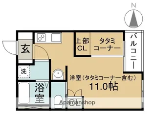 Miraile(ミライル)【3階】の間取り