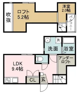 RADIANCE浜(レイディエンス浜)【1階】の間取り