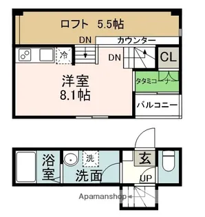 RadIAnce浜【2階】の間取り