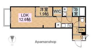 RadIAnce築地口【3階】の間取り
