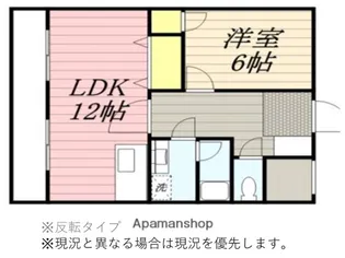 エクスクリエ上脇【4A号室】の間取り