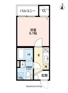 アヴニール金山(アヴニールカナヤマ)【2階】の間取り