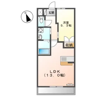 ハッピーベル【2階】の間取り