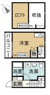 LECOCON港陽【1階】の間取り