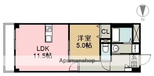 プログレス2【3階】の間取り