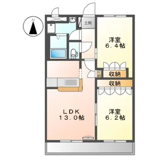 ルミナスハイム【1階】の間取り