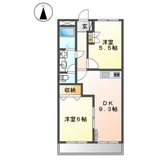 ルミナス【1階】の間取り