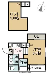 ハーモニーテラス伝馬町【1階】の間取り