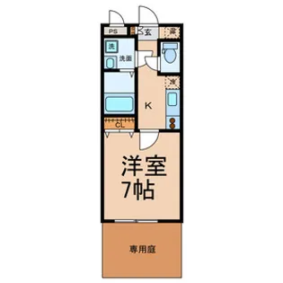 ピース・フロー正徳【1階】の間取り