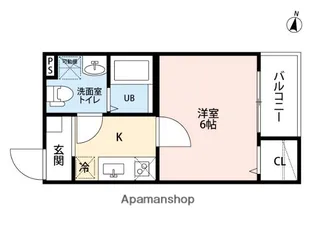 SUPERSUNNY日比野(スーパーサニーヒビノ)【1階】の間取り