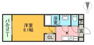 パルテ デル マーレ【3階】の間取り