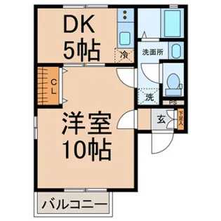 リーフィー【2階】の間取り